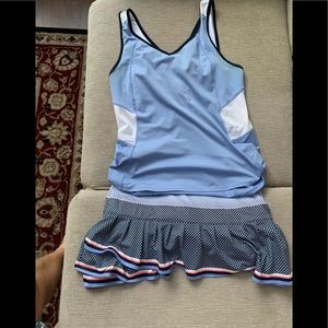 Lucky in love tennis outfit